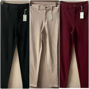Forever 21 Black|Blush Pink|Burgundy High Waisted Skinny Pants Size 28 NWT
